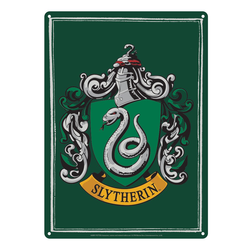 MADE TO ORDER Harry Potter Tin Sign Slytherin 21 x 15 cm *SPECIAL PRICE*