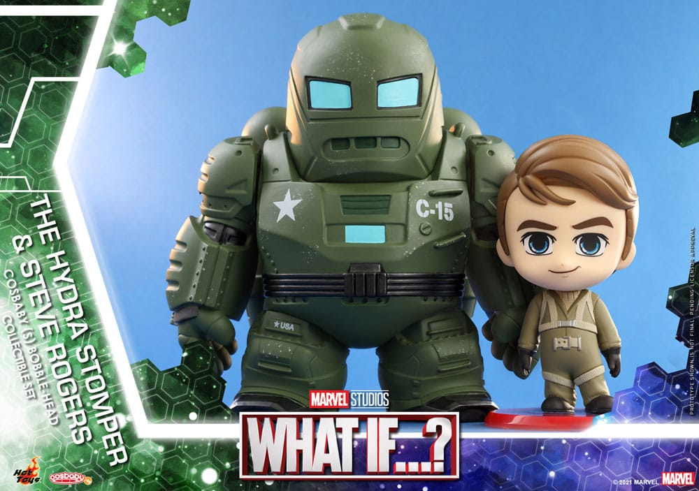 AUF BESTELLUNG Was wäre wenn...? Cosbaby (S) Minifiguren Hydra Stomper &amp; Steve Rogers 10 cm *SONDERPREIS*