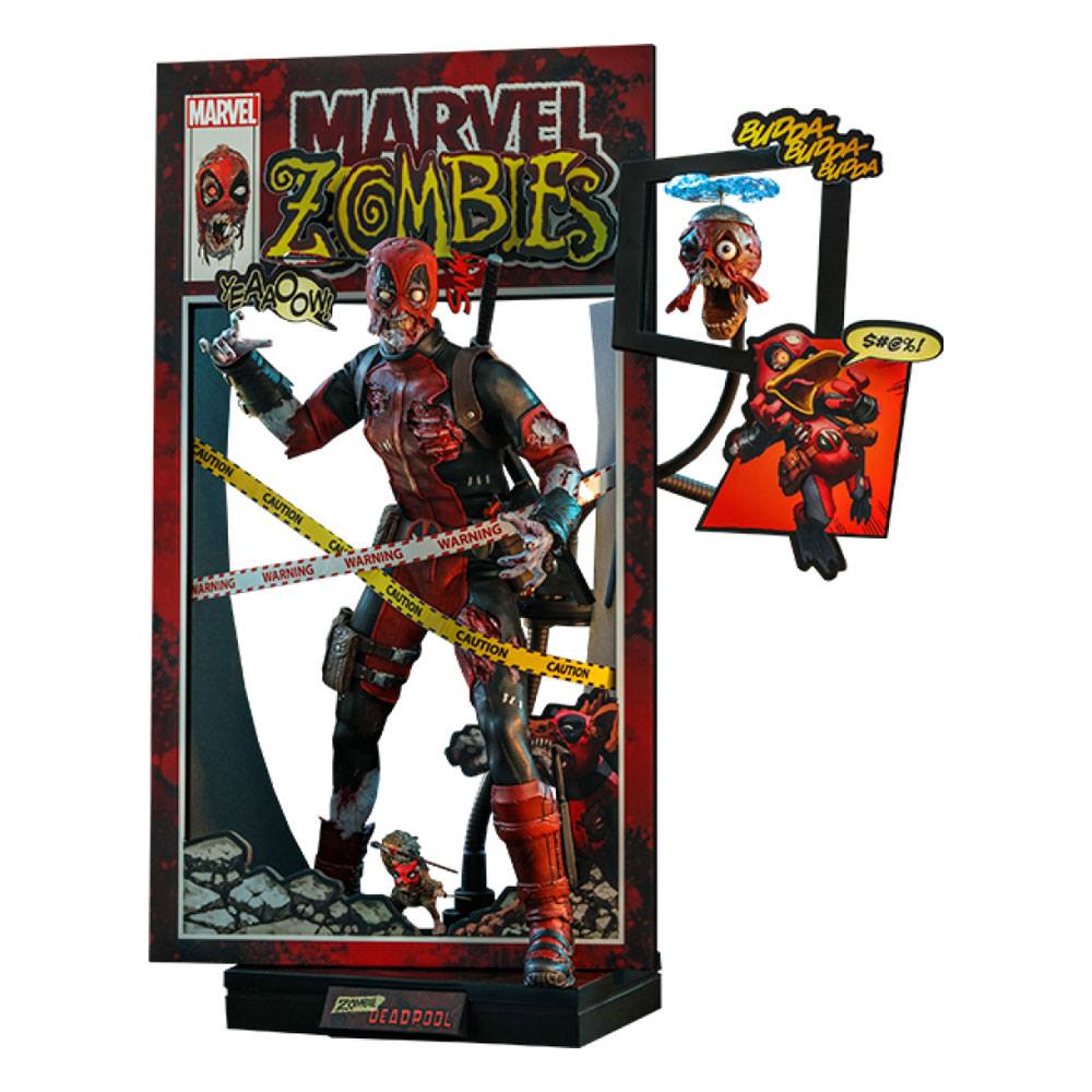 SU ORDINAZIONE Marvel Zombies Comic Masterpiece Action Figure 1/6 Zombie Deadpool 31 cm ESAURITO