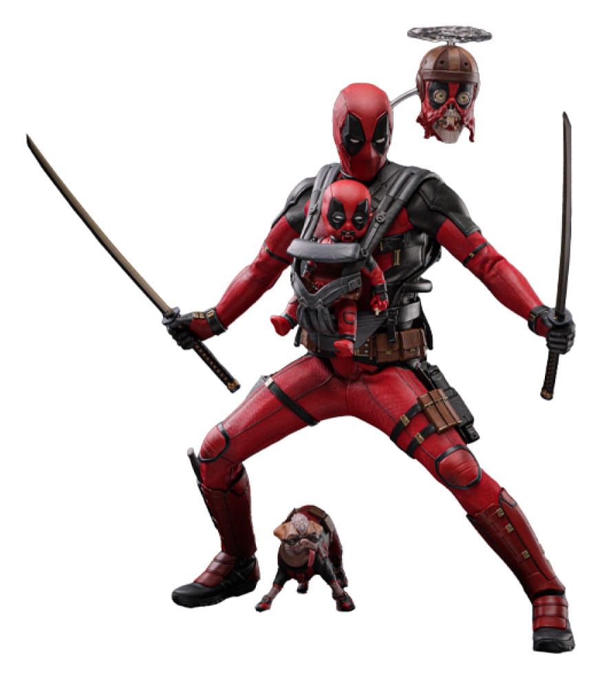 AUF BESTELLUNG gefertigte Deadpool &amp; Wolverine Movie Masterpiece Actionfigur 1/6 Deadpool 31 cm