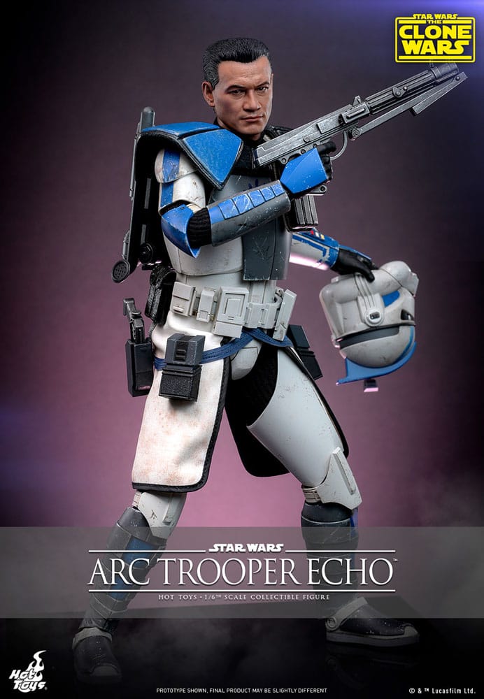 🧪 LAB | SU ORDINAZIONE Star Wars: The Clone Wars Action Figure 1/6 Arc Trooper Echo 30 cm