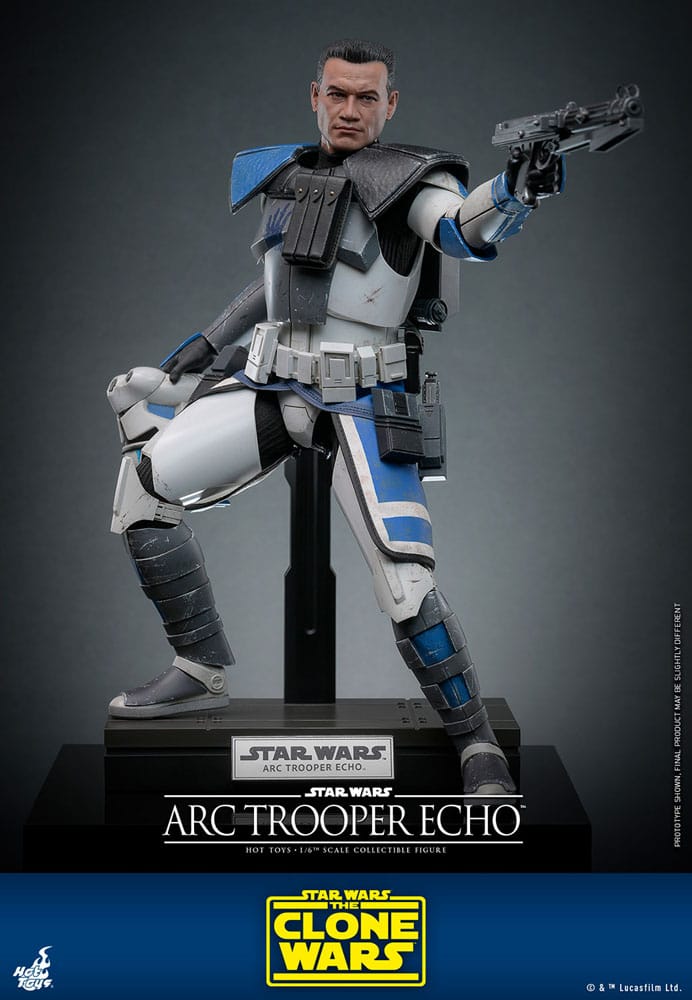 🧪 LAB | SU ORDINAZIONE Star Wars: The Clone Wars Action Figure 1/6 Arc Trooper Echo 30 cm