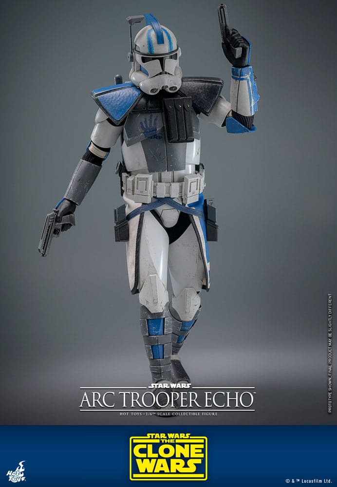 🧪 LAB | SU ORDINAZIONE Star Wars: The Clone Wars Action Figure 1/6 Arc Trooper Echo 30 cm