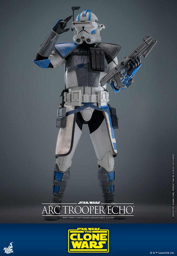 🧪 LAB | SU ORDINAZIONE Star Wars: The Clone Wars Action Figure 1/6 Arc Trooper Echo 30 cm