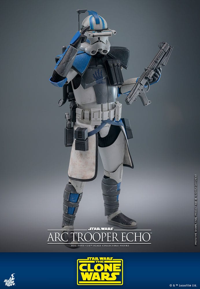 🧪 LAB | SU ORDINAZIONE Star Wars: The Clone Wars Action Figure 1/6 Arc Trooper Echo 30 cm