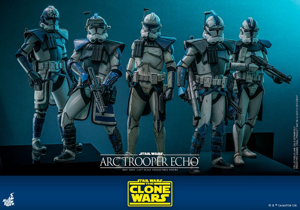 🧪 LAB | SU ORDINAZIONE Star Wars: The Clone Wars Action Figure 1/6 Arc Trooper Echo 30 cm