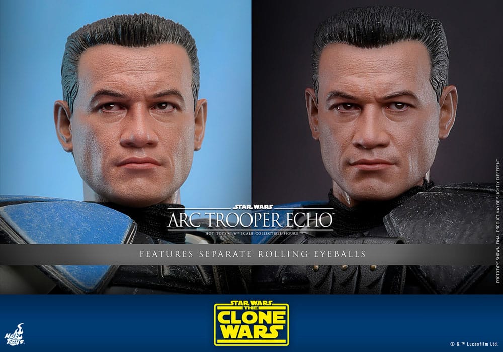 🧪 LAB | SU ORDINAZIONE Star Wars: The Clone Wars Action Figure 1/6 Arc Trooper Echo 30 cm