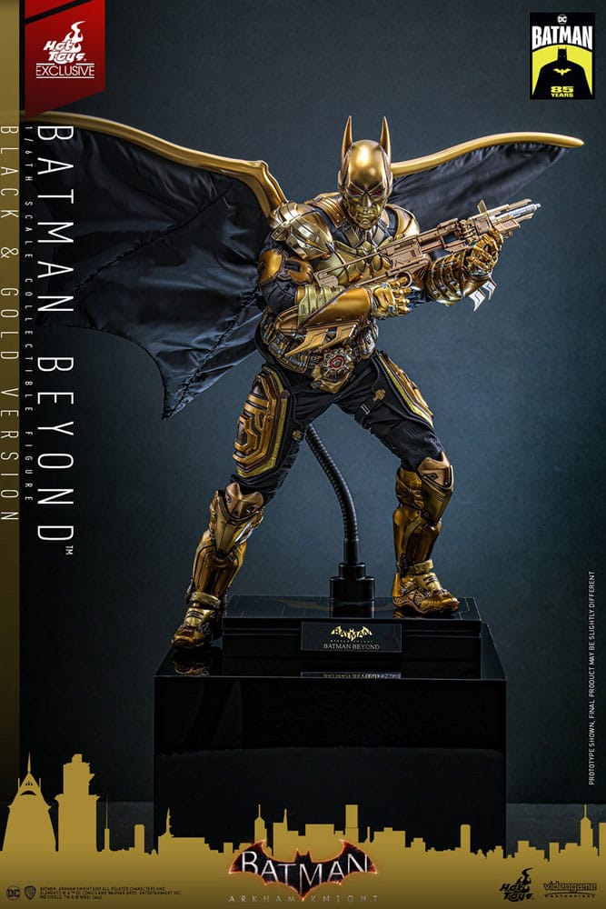 MADE TO ORDER Batman: Arkham Knight Videogame Masterpiece Action Figure 1/6 Batman Beyond (Black &amp; Gold Version) 32 cm