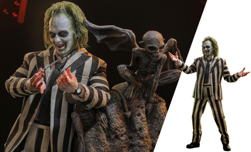 🧪 LAB | SU ORDINAZIONE Beetlejuice Beetlejuice Movie Masterpiece Action Figure 1/6 Beetlejuice 30 cm