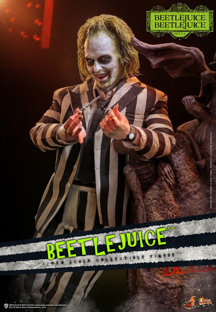 🧪 LAB | SU ORDINAZIONE Beetlejuice Beetlejuice Movie Masterpiece Action Figure 1/6 Beetlejuice 30 cm