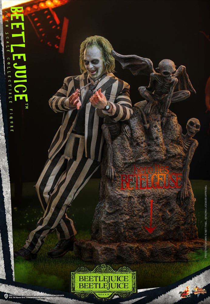 🧪 LAB | SU ORDINAZIONE Beetlejuice Beetlejuice Movie Masterpiece Action Figure 1/6 Beetlejuice 30 cm