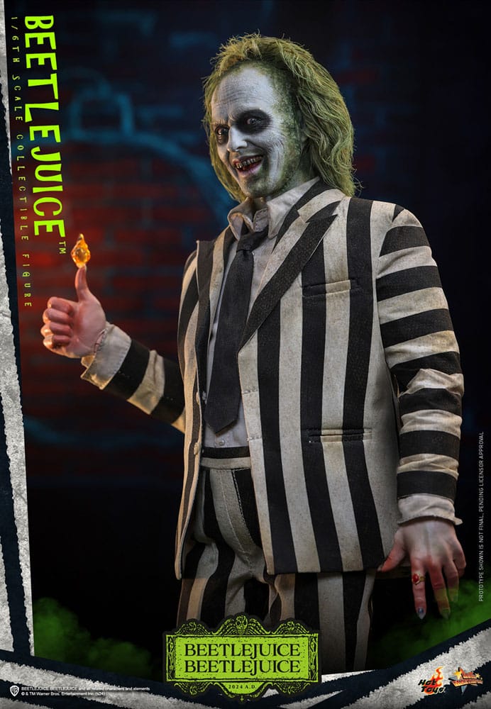🧪 LAB | SU ORDINAZIONE Beetlejuice Beetlejuice Movie Masterpiece Action Figure 1/6 Beetlejuice 30 cm