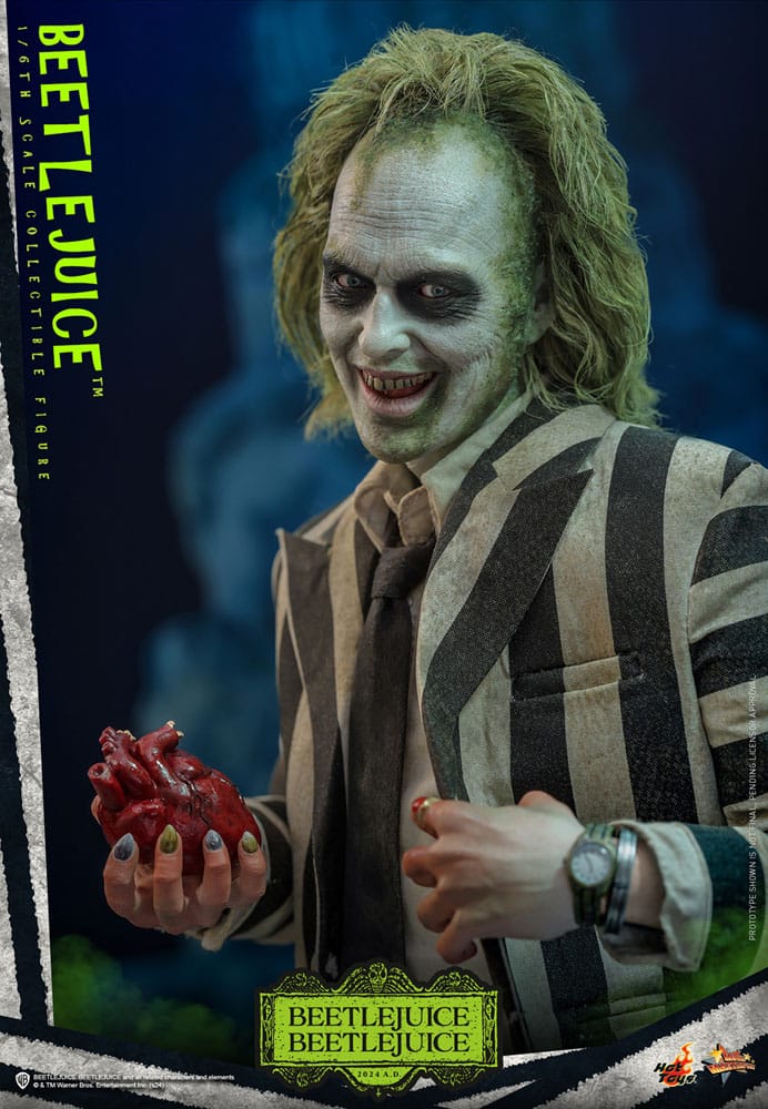 🧪 LAB | SU ORDINAZIONE Beetlejuice Beetlejuice Movie Masterpiece Action Figure 1/6 Beetlejuice 30 cm