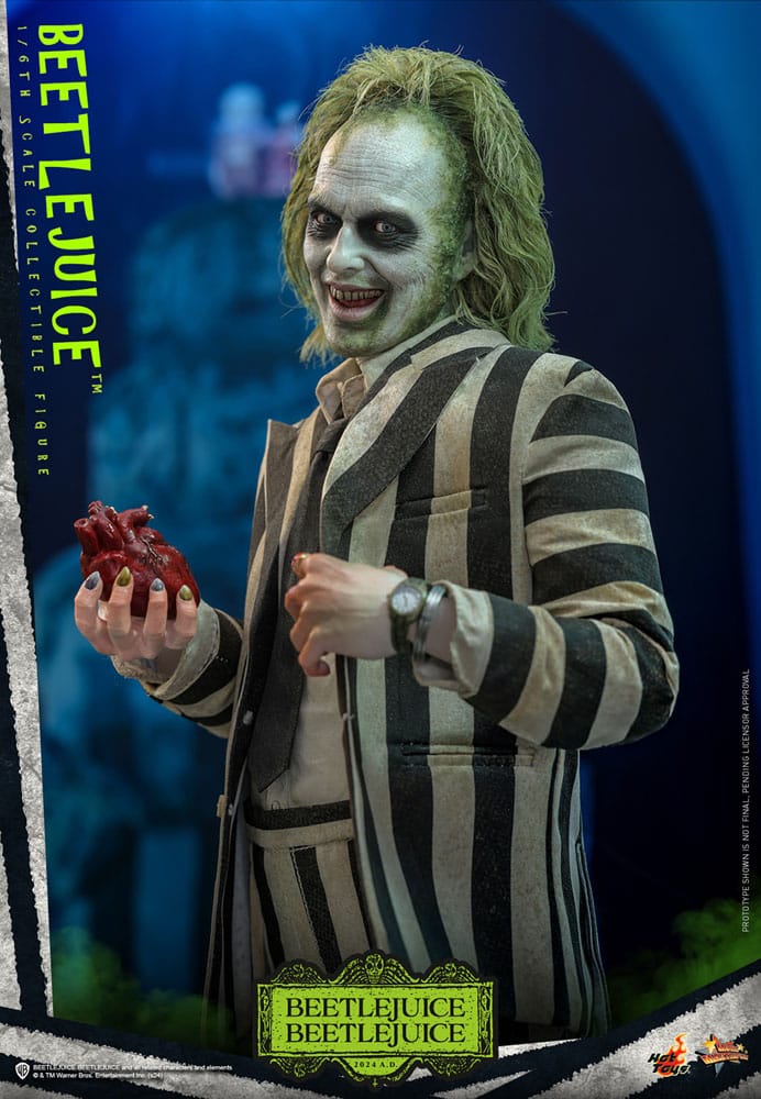 🧪 LAB | SU ORDINAZIONE Beetlejuice Beetlejuice Movie Masterpiece Action Figure 1/6 Beetlejuice 30 cm