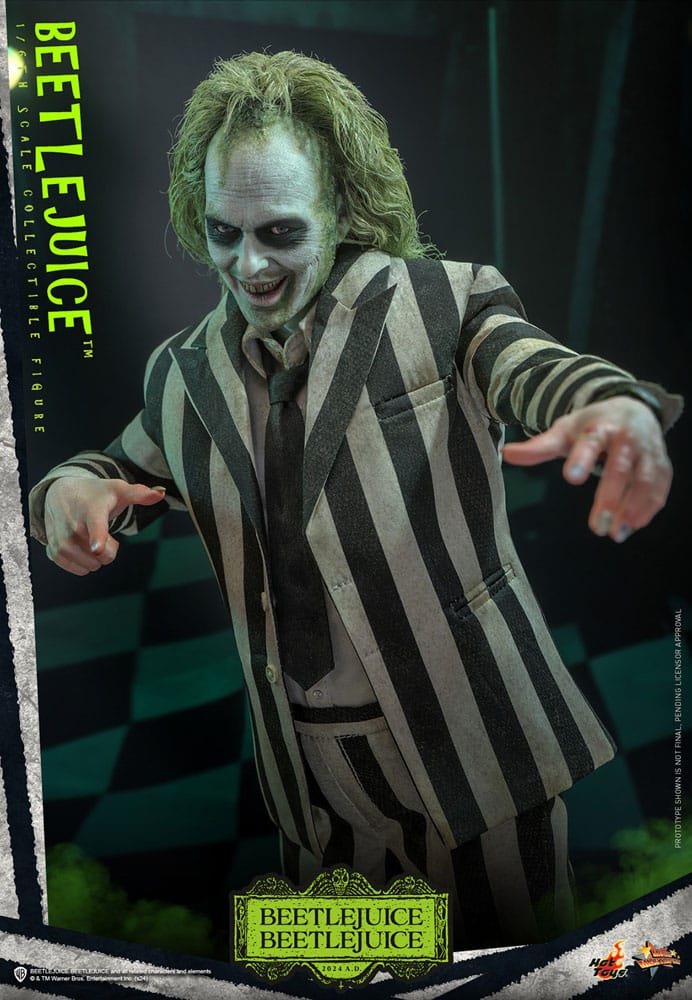 🧪 LAB | SU ORDINAZIONE Beetlejuice Beetlejuice Movie Masterpiece Action Figure 1/6 Beetlejuice 30 cm