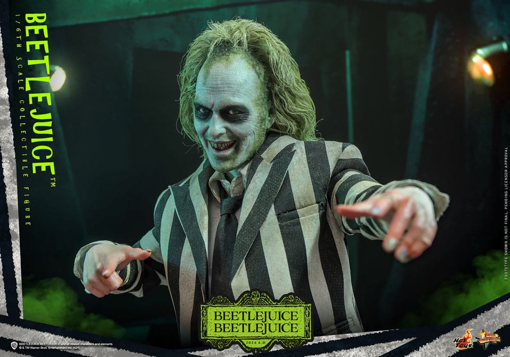 🧪 LAB | SU ORDINAZIONE Beetlejuice Beetlejuice Movie Masterpiece Action Figure 1/6 Beetlejuice 30 cm