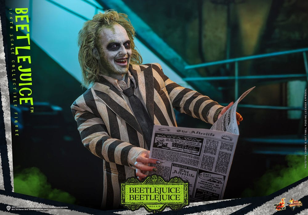 🧪 LAB | SU ORDINAZIONE Beetlejuice Beetlejuice Movie Masterpiece Action Figure 1/6 Beetlejuice 30 cm