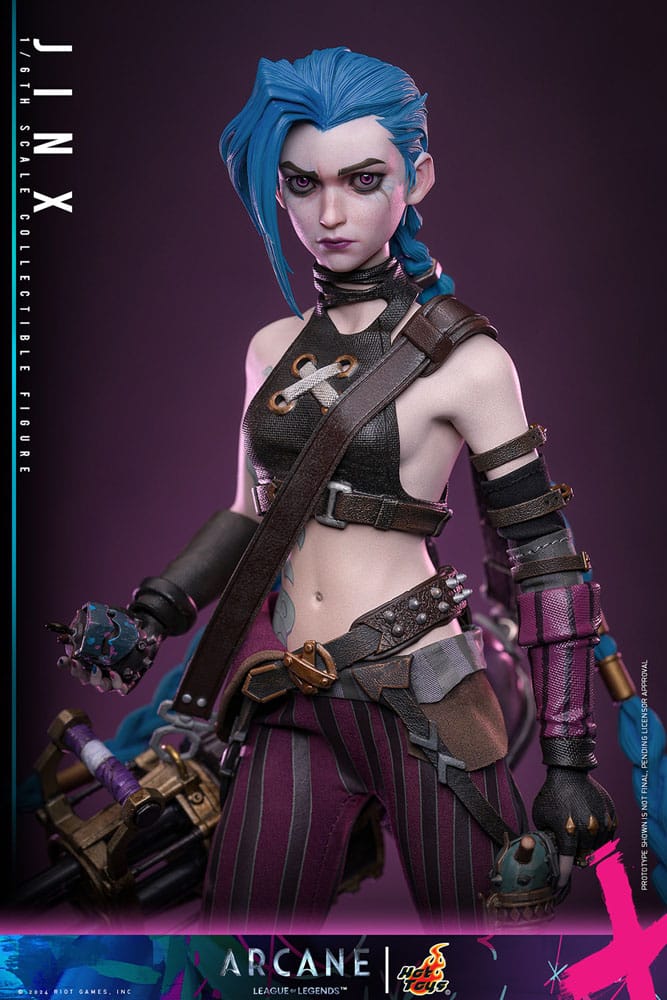 PREORDINE+ 04/2027 Arcane Action Figure 1/6 Jinx 27 cm