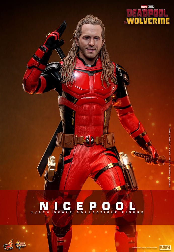 🧪 LAB | SU ORDINAZIONE Deadpool & Wolverine Movie Masterpiece Action Figure 1/6 Nicepool 30 cm
