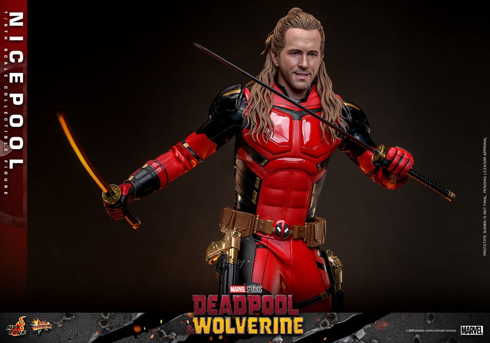 🧪 LAB | SU ORDINAZIONE Deadpool & Wolverine Movie Masterpiece Action Figure 1/6 Nicepool 30 cm