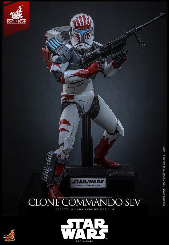 🧪 LAB | PREORDINE+ 03/2027 Star Wars: The Clone Wars Television Masterpiece Action Figure 1/6 Clone Commando Sev (Hot Toys Exclusive) 30 cm