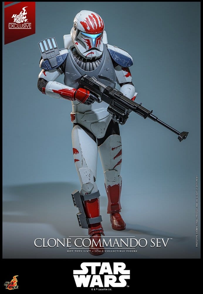 🧪 LAB | PREORDINE+ 03/2027 Star Wars: The Clone Wars Television Masterpiece Action Figure 1/6 Clone Commando Sev (Hot Toys Exclusive) 30 cm