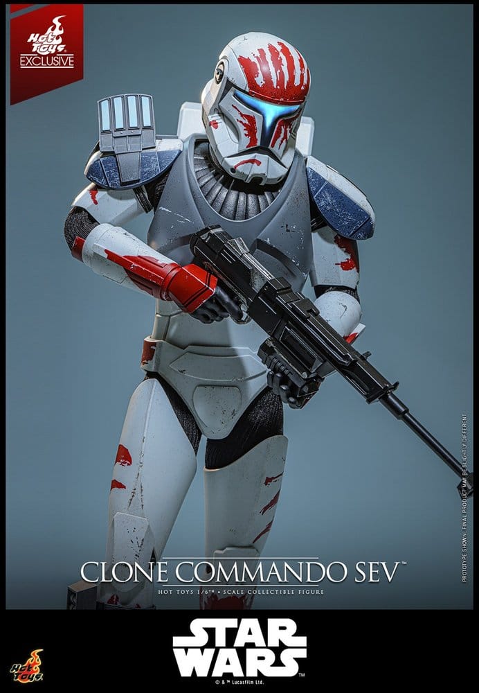 🧪 LAB | PREORDINE+ 03/2027 Star Wars: The Clone Wars Television Masterpiece Action Figure 1/6 Clone Commando Sev (Hot Toys Exclusive) 30 cm