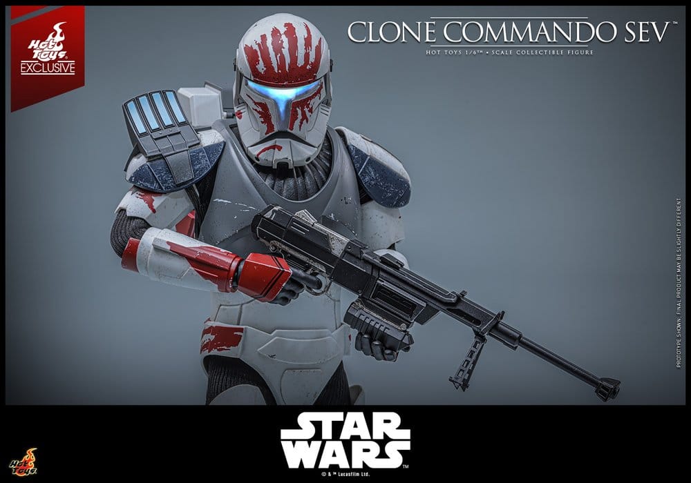 🧪 LAB | PREORDINE+ 03/2027 Star Wars: The Clone Wars Television Masterpiece Action Figure 1/6 Clone Commando Sev (Hot Toys Exclusive) 30 cm