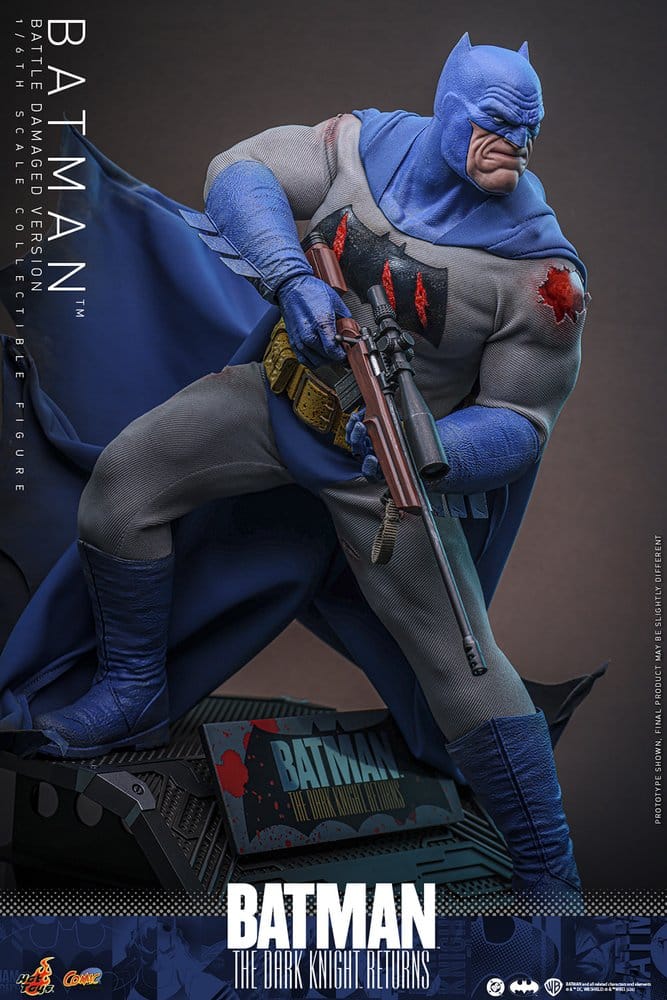 🧪 LAB | PREORDINE+ 07/2027 Batman: The Dark Knight Returns Comic Masterpiece Action Figure 1/6 Batman (Battle Damaged Version) 32 cm
