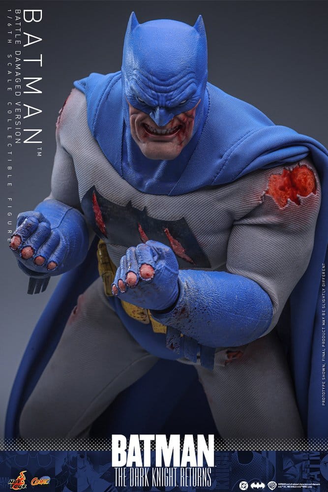 🧪 LAB | PREORDINE+ 07/2027 Batman: The Dark Knight Returns Comic Masterpiece Action Figure 1/6 Batman (Battle Damaged Version) 32 cm