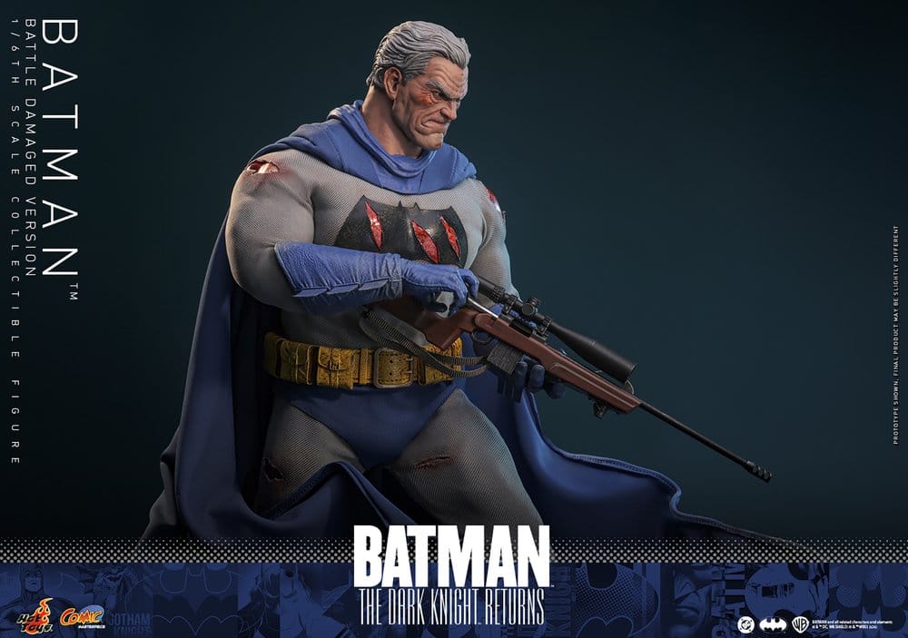 🧪 LAB | PREORDINE+ 07/2027 Batman: The Dark Knight Returns Comic Masterpiece Action Figure 1/6 Batman (Battle Damaged Version) 32 cm