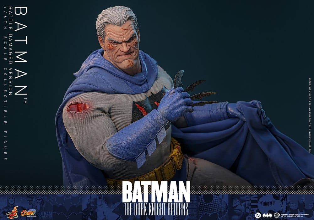 🧪 LAB | PREORDINE+ 07/2027 Batman: The Dark Knight Returns Comic Masterpiece Action Figure 1/6 Batman (Battle Damaged Version) 32 cm