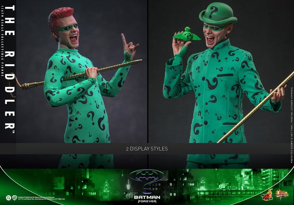 🧪 LAB | PREORDINE+ 12/2027 DC Comics Batman Forever Movie Masterpiece Action Figure 1/6 Riddler 31 cm