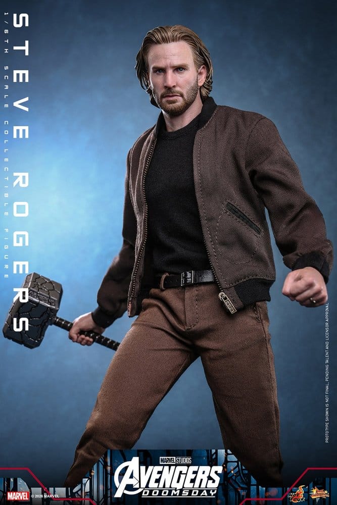 🧪 LAB | PREORDINE+ 12/2027 Marvel Avengers: Doomsday Movie Masterpiece Action Figure 1/6 Steve Rogers 31 cm