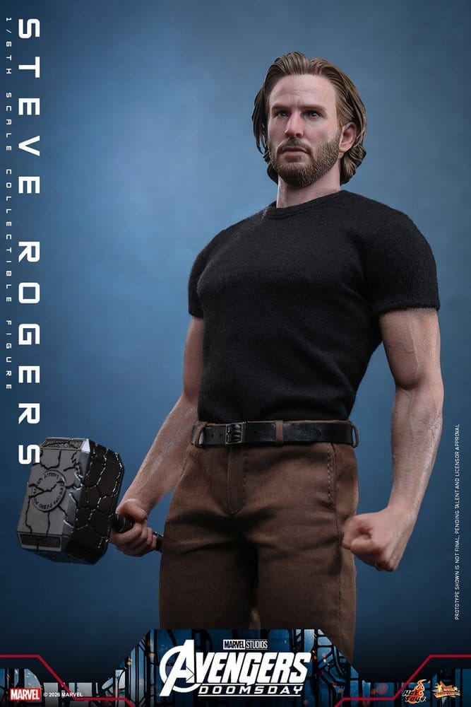 🧪 LAB | PREORDINE+ 12/2027 Marvel Avengers: Doomsday Movie Masterpiece Action Figure 1/6 Steve Rogers 31 cm