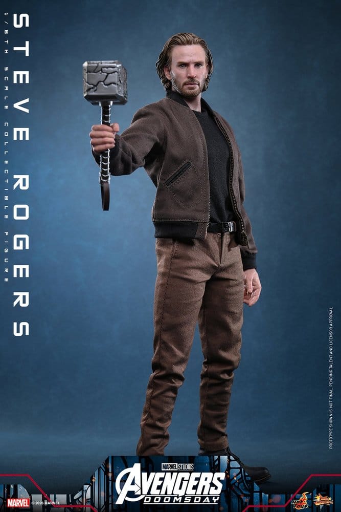 🧪 LAB | PREORDINE+ 12/2027 Marvel Avengers: Doomsday Movie Masterpiece Action Figure 1/6 Steve Rogers 31 cm