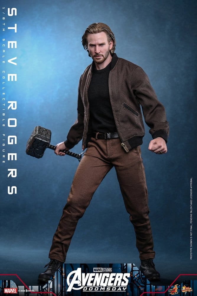 🧪 LAB | PREORDINE+ 12/2027 Marvel Avengers: Doomsday Movie Masterpiece Action Figure 1/6 Steve Rogers 31 cm