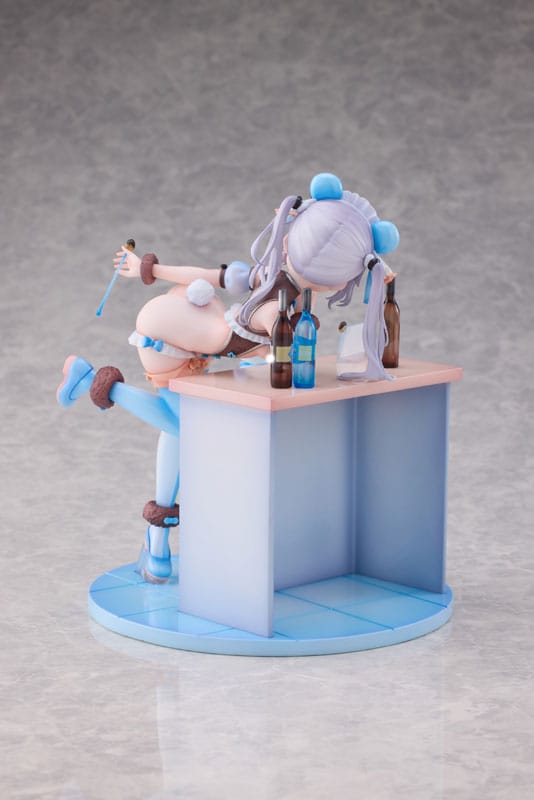 PREORDINE+ CHIUSO 02/2025 Original Character Statue 1/6 Blue Panda Coffee by Henriita 19 cm