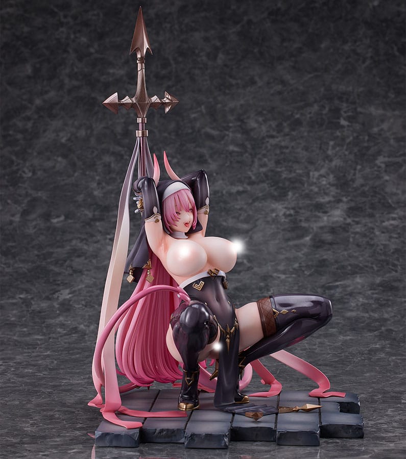 PREORDINE CHIUSO 12/2025 Original Character Statue 1/6 Devil Sister Nemu Tapestry Set Edition 30 cm (18+) (PREORDINE NON CANCELLABILE)