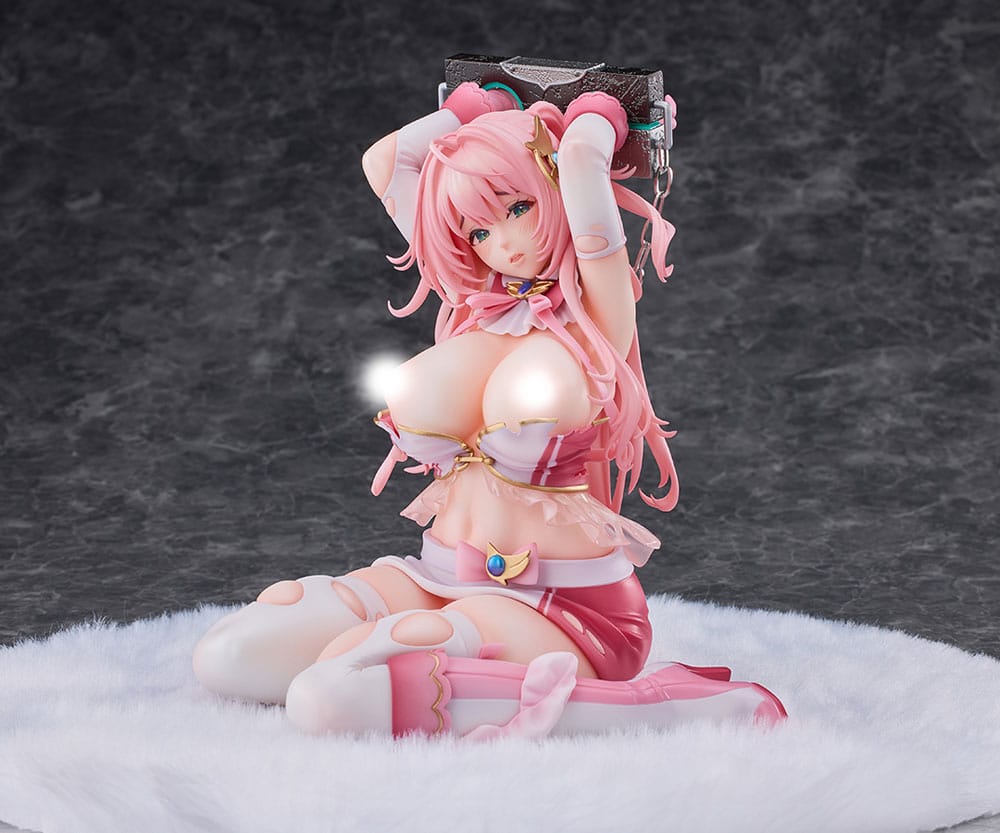 PREORDINE 06/2026 With the Snap of My Fingers, Forced Ovulation Hypnosis Statue 1/5 Marble, the Heroine of Justice DX Ver. 19 cm (18+) (PREORDINE NON CANCELLABILE)