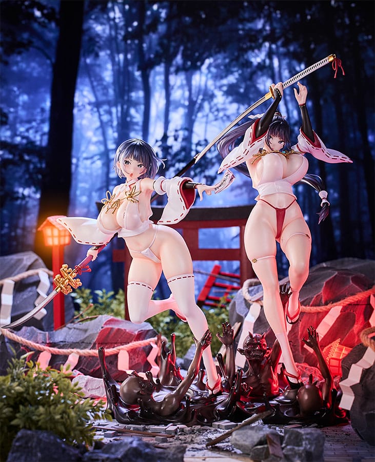 PREORDINE 09/2026 Original Character Statues 2-Pack 1/6 Sakuya Todo & Iori Todo (18+) (PREORDINE NON CANCELLABILE)