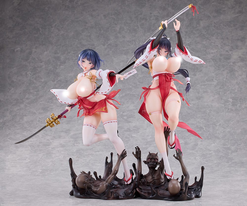 PREORDINE 09/2026 Original Character Statues 2-Pack 1/6 Sakuya Todo & Iori Todo (18+) (PREORDINE NON CANCELLABILE)