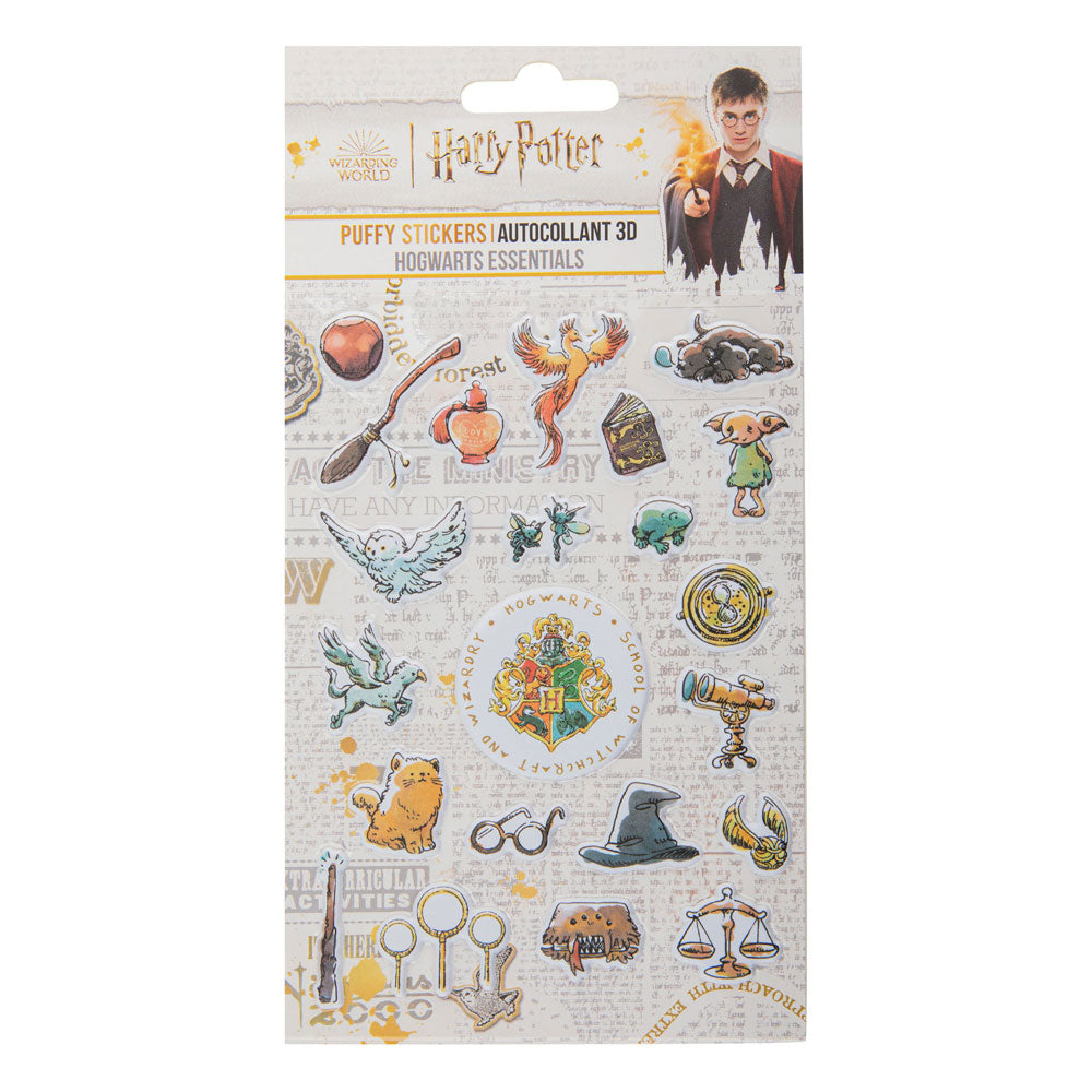 SU ORDINAZIONE Harry Potter Puffy Sticker Hogwarts Essentials
