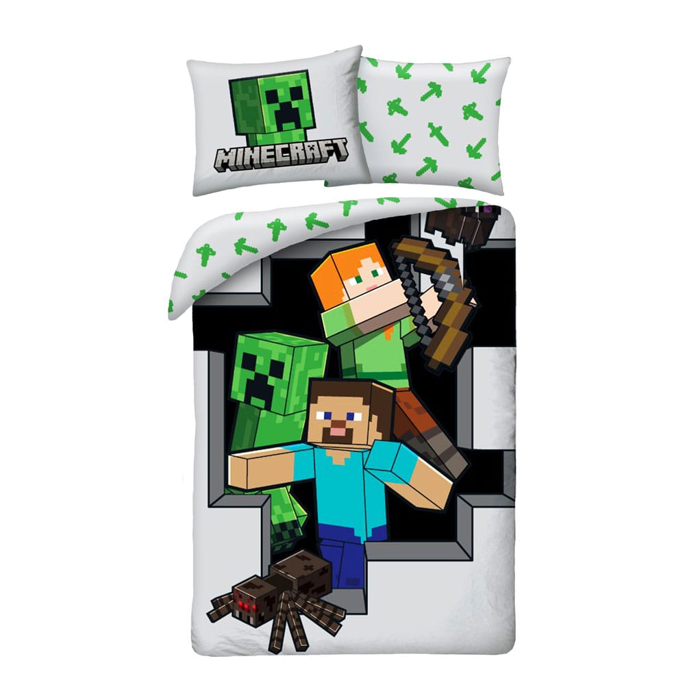 SU ORDINAZIONE Minecraft Duvet Set Ver. 8 140 x 200 cm / 70 x 90 cm