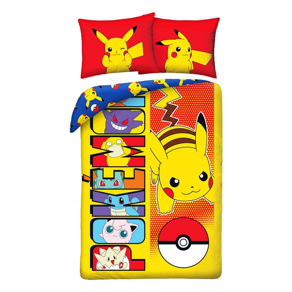 SU ORDINAZIONE Pokémon Duvet Set Ver. 15 140 x 200 cm / 70 x 90 cm