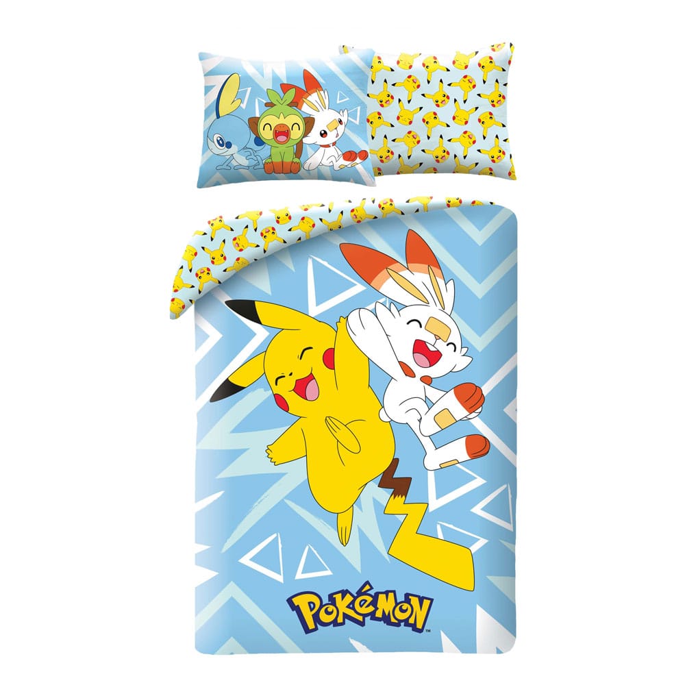 Pokémon-Bettwäsche-Set (Version 4, 140 x 200 cm / 70 x 90 cm) – AUSVERKAUFT