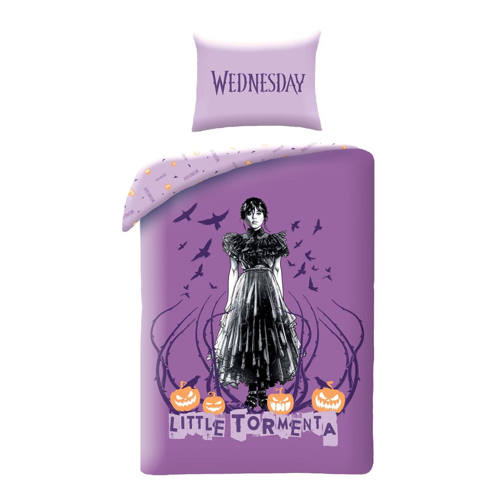 AUF BESTELLUNG gefertigtes Wednesday-Bettwäscheset Ver. 1 140 x 200 cm / 70 x 90 cm *SONDERPREIS*