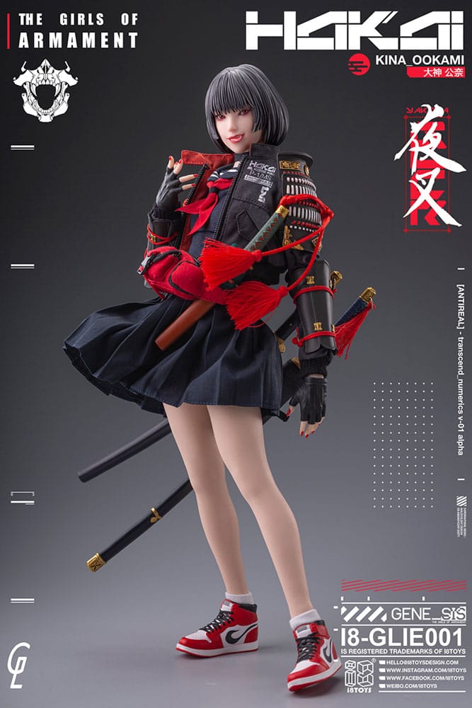 SU ORDINAZIONE Original Character i8Toys x Gharliera Action Figure 1/6 The Girls of Armament Kina Ookami 28 cm
