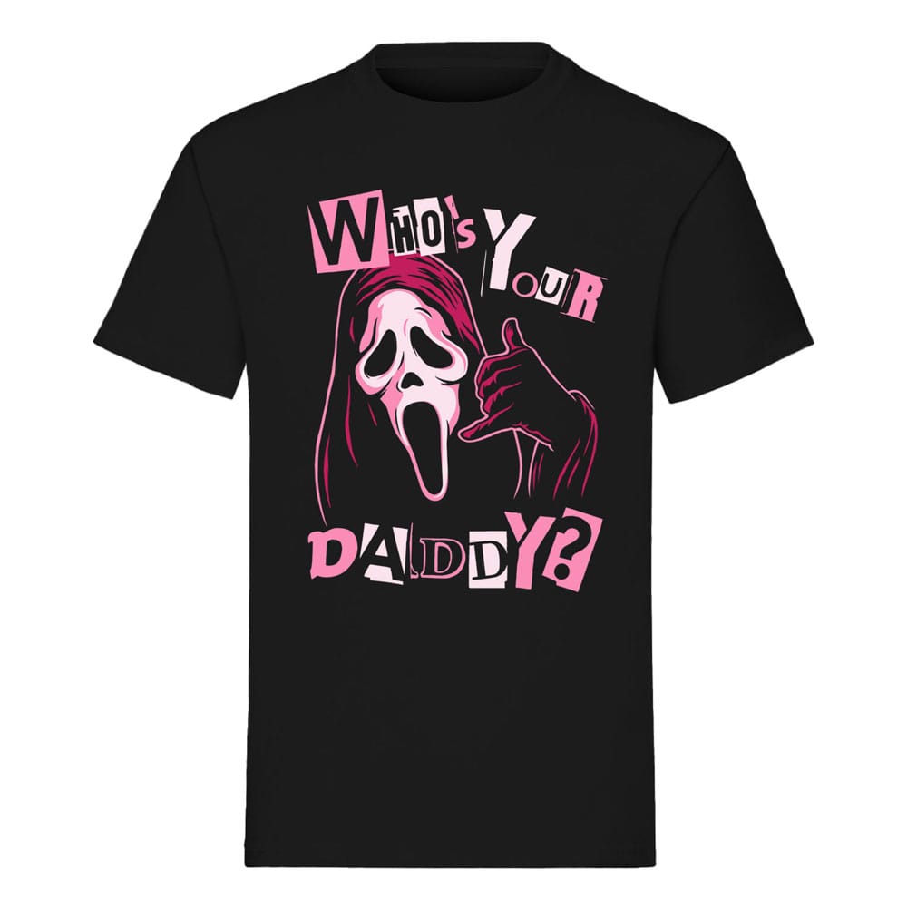 SU ORDINAZIONE Scream T-Shirt Ghost Face Who's Your Daddy Size M