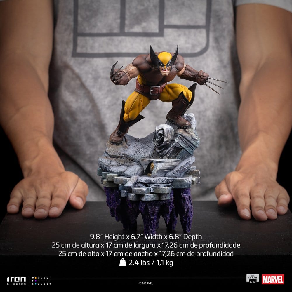 🧪 LAB | PREORDINE+ 12/2027 Marvel Comics BDS Art Scale Diorama Statue 1/10 Wolverine Infinity Gauntlet 25 cm